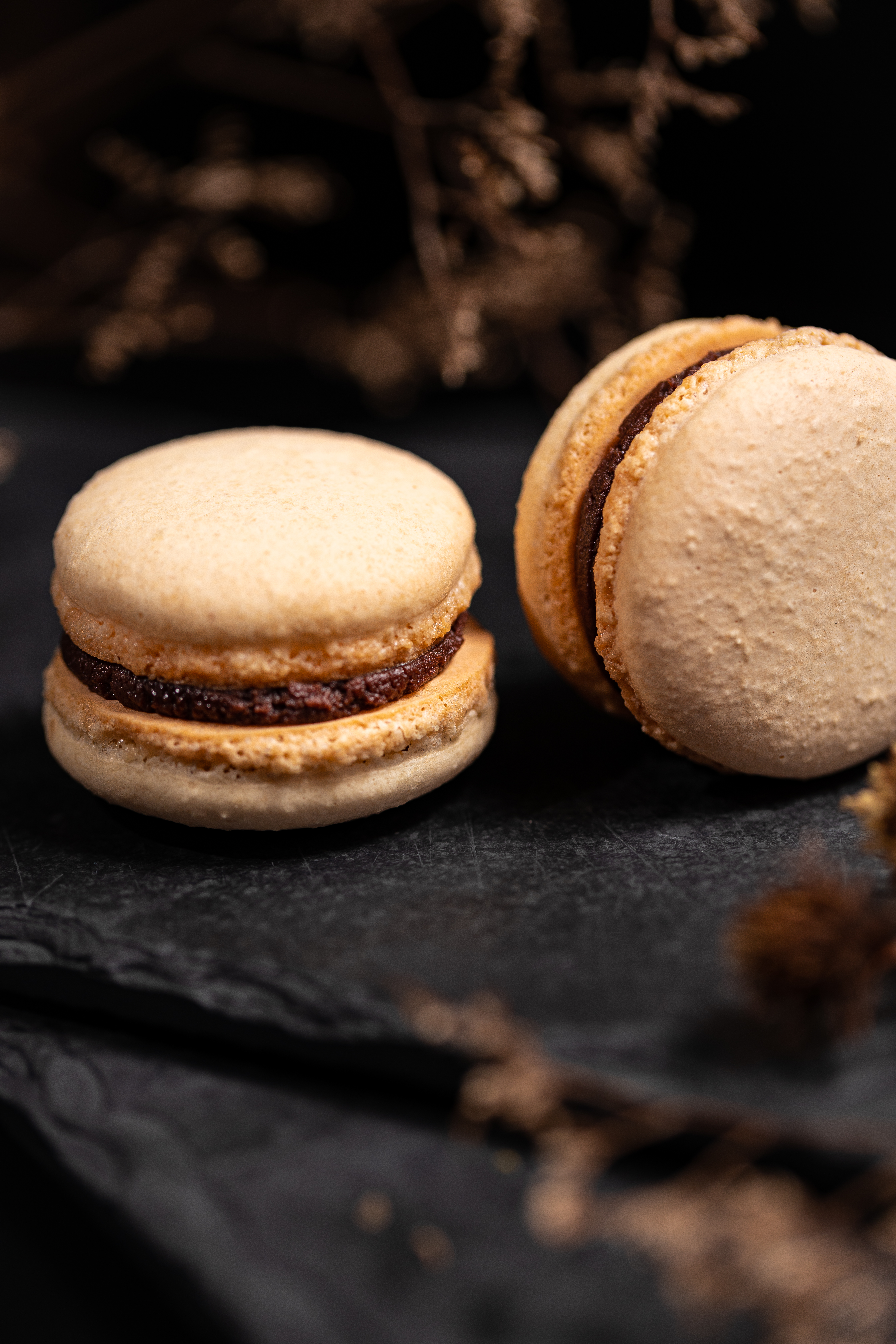Macaron Noir y Hierba Limón
