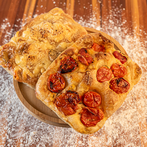Focaccia de Romero y Flor de Sal Grâu